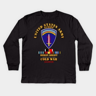 US Army Europe - Berlin Airlift  w  SVC Kids Long Sleeve T-Shirt